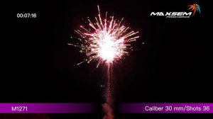 Батареи салютов M1271, RED BROCADE, 1,2"/36 залпов