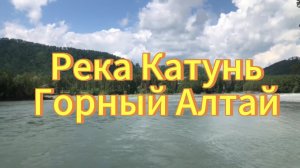 Красивая река Катунь. Горный Алтай. Природа Горного Алтая.