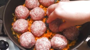 Мясные ёжики - домашний ужин.
