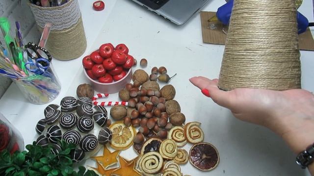 Елка на новый год в эко стиле! Мастер класс! смотреть онлайн