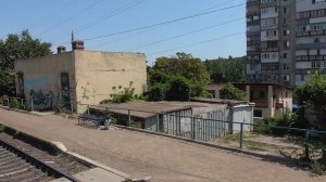 Одесса из окна электрички (25 минут), см. описание