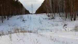 Подъем в горку с модулем толкач на мотобуксировщике МУЖИК