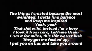 My eyes - Travis Scott (2nd half RAP LYRICS)