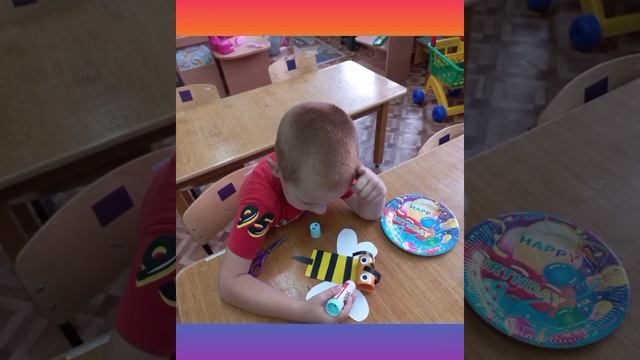 Аппликация "Пчелка" в старшей группе 9 смотреть онлайн