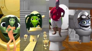 Skibidi Toilet Vs Alien Dance Vs Dame Tu Cosita Vs Me Kemaste Vs Frog Dance - Skibidi Toilet