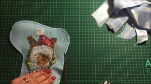 1.Рождественский носок с вышивкой "Мечты сбываются" из набора "Чудесная игла"!