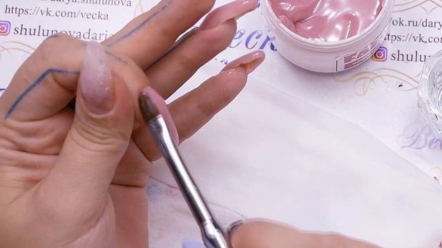 Сам себе мастер/Форма ногтей современный миндаль/Схема опила современного миндаля/Шулунова Дарья