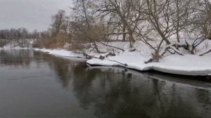 Зимний сплав по реке Истра