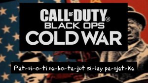 Call of Duty® Black Ops Cold War Main Theme Song("Cold War") Lyrics Video(Translated)