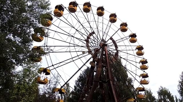 Запуск колеса обозрения в Припяти. Чернобль!