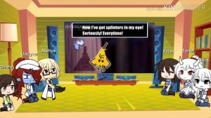 Undertale React to Sans VS Bill cipher