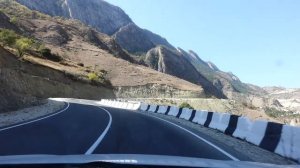 Дагестан из окна автомобиля. Дорога:  Гуниб-аул Чох-селение Мурада.