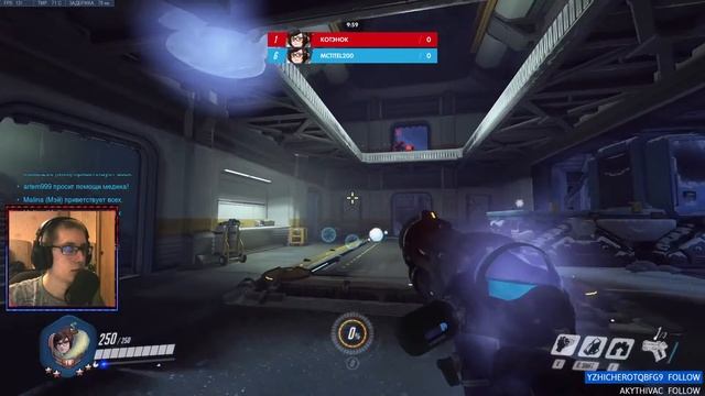 Профессиональные игры в снежки - "Зимняя сказка" Overwatch смотреть онлайн