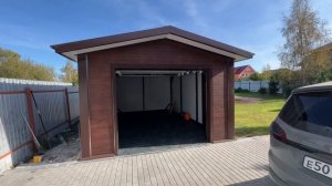 Построил гараж 4 на 6 для хранения квадроциклов, садовой техники и съемок контэнта