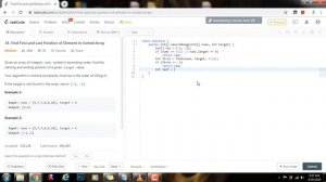 Coding Interview Tutorial 141 - Find First and Last Position of Element in Sorted Array [LeetCode]