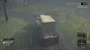 Snowrunner/Таймыр: Доставка контейнеров (Caterpillar 745C)