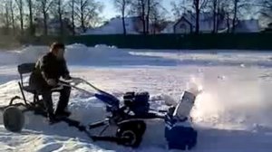 мотоблок и снегоуборщик насадка