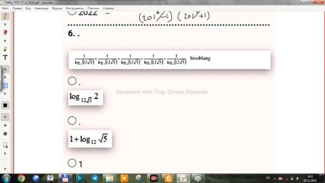 MILLIY SERTIFIKAT REPETITSION 5-TEST 1-13 (MATEMATIKADAN MILLIY SERTIFIKAT YECHIMLARI)