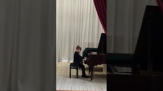 Фортепиано соло. Горбачевская Маргарита Г.Свиридов "Грустная песня," преп. Шустова Л.В. смотреть онлайн