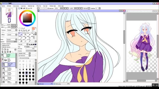 Shiro Speedpaint [Paint Tool Sai] смотреть онлайн