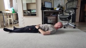 Сгибание шеи лежа на спине