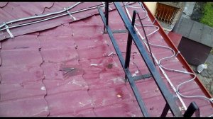 Монтаж системы обогрева кровли