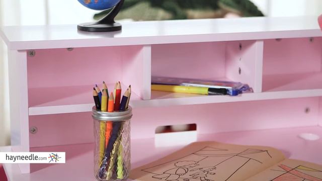 Classic Playtime Juvenile Corner Desk - Pink - Product Review Video смотреть онлайн