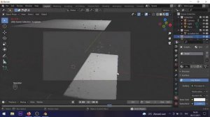Как создать падающий снег? Blender