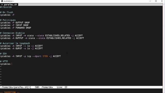 Mettre en place un serveur Web (32/28) : Iptables смотреть онлайн