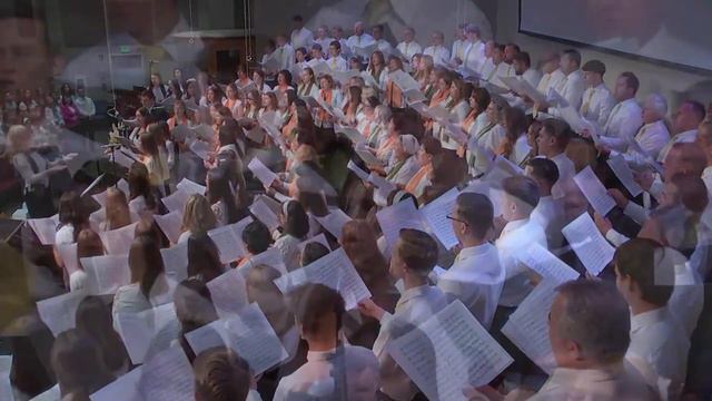 «Кто моря и горы (Псалом 135)...» - Объединённый хор SSBC