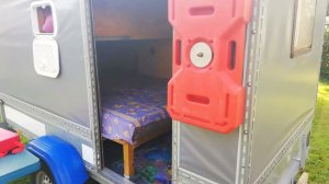 Простенький вариант прицепа для отдыха Модуль на прицеп своими руками.