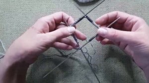 Носки спицами. Мастер-класс. Усиленная круглая пятка.