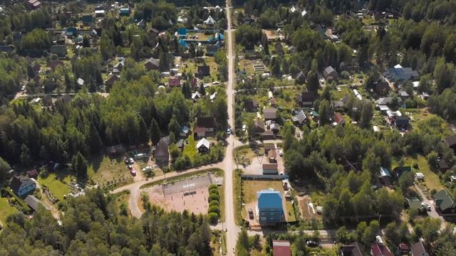 Аэросъёмка СНТ "Сампо", презентация дачного посёлка смотреть онлайн