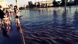 Краснодар ул. Московская после дождя