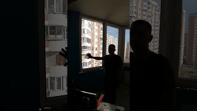 Присоединение лоджии к комнате!