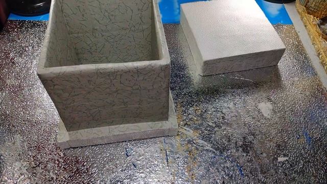 DIY. Идея шкатулки из картона и пенопласта с барельефами в античном стиле! Красота своими руками! смотреть онлайн