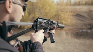 Сайга Tr9 по гладкой лицензии и экспансивные пули.