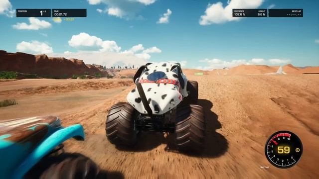 Monster Jam INSANE Racing, Freestyle and High Speed Jumps #12 | BeamNG Drive | Grave Digger смотреть онлайн