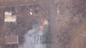 Прилет по складу боеприпасов ВСУ на Лиманском направлении