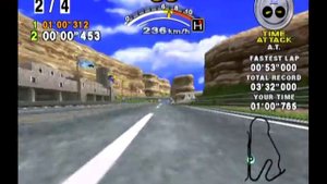 Gameplay - Daytona USA 2001 (Dreamcast)