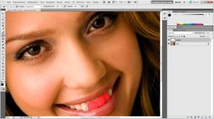 Adobe Photoshop#1 как отбеливать зубы