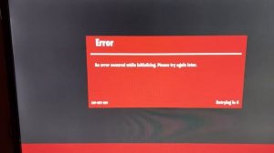 fortnite error ESP-init-001 pn ps4, any solutions?