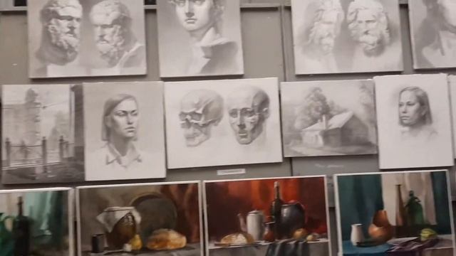 #вЛоб с развески в Академии Художеств. 1 курс. Архитектура. смотреть онлайн