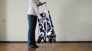 Так раскладывается сумка-тележка раскладная системы Plegamatic