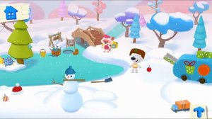 Мими мишки-зимние игры