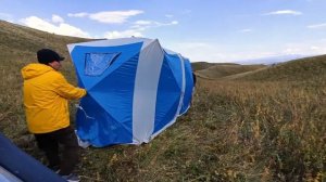 Установка палатки куб TUOHAI CT-1621