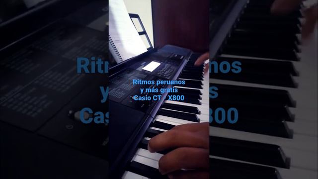 Ritmos huaynos sureños, cumbias, y mas para teclado Casio CT - X800 (. ac7)