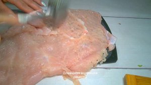 Рулет из филе индейки со сложной начинкой на праздничный или новогодний стол.Индейка с грибами