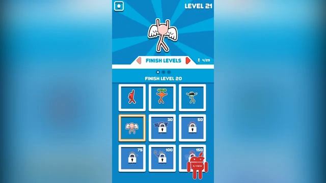 Stickman Hook Gameplay HD X-View смотреть онлайн