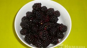 Компот из ежевики и клубники на зиму